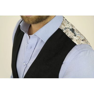 GIOVANNI PERA bezrękawnik, kamizelka męska napisy książka casual GAZETA K202 | Sklep GriShop.eu | Kamizelki