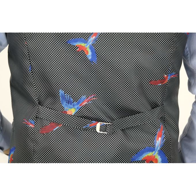 GIOVANNI PERA bezrękawnik, kamizelka męska kolorowa casual PAPUGI K012 | Sklep GriShop.eu | Kamizelki