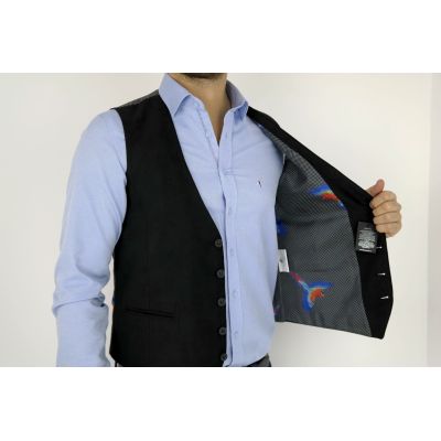 GIOVANNI PERA bezrękawnik, kamizelka męska kolorowa casual PAPUGI K012 | Sklep GriShop.eu | Kamizelki