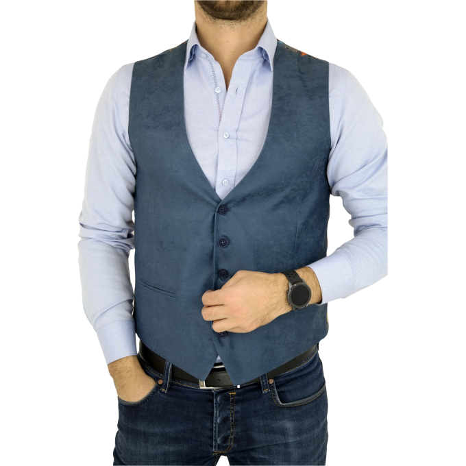 GIOVANNI PERA bezrękawnik, kamizelka męska kolorowa gitary jazz ROCK muzyczna casual K017 | Sklep GriShop.eu | Kamizelki