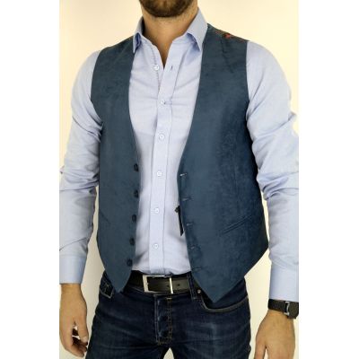 GIOVANNI PERA bezrękawnik, kamizelka męska kolorowa gitary jazz ROCK muzyczna casual K017 | Sklep GriShop.eu | Kamizelki
