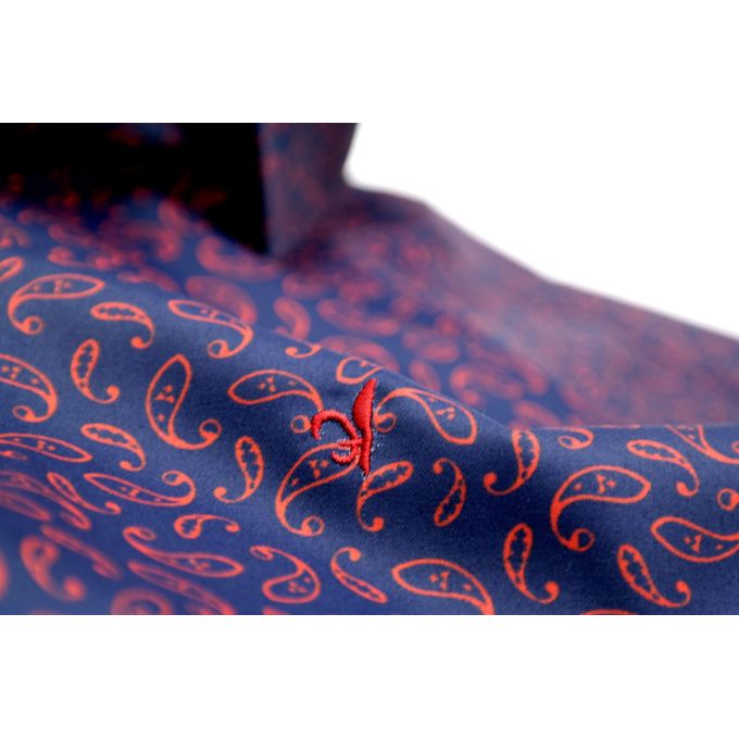 DANIEL BESSI Koszula męska fb269 efekt jedwabiu | Sklep GriShop.eu | Koszule