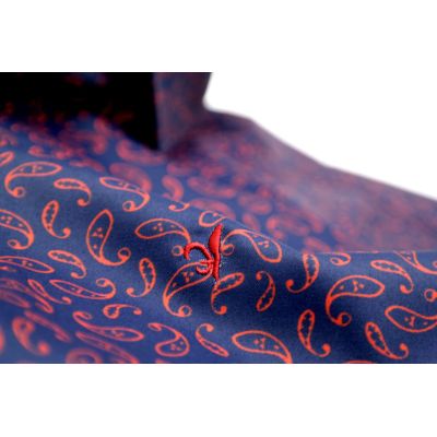 DANIEL BESSI Koszula męska fb269 efekt jedwabiu | Sklep GriShop.eu | Koszule