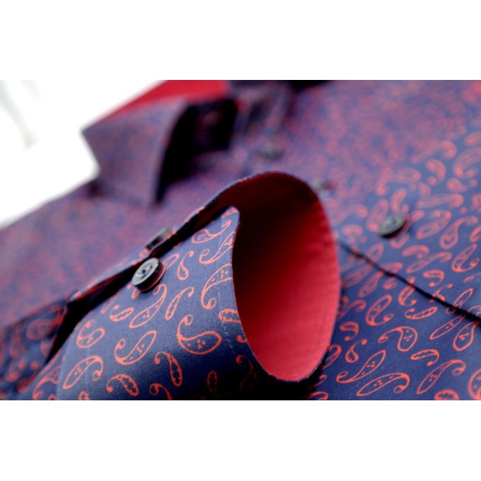 DANIEL BESSI Koszula męska fb269 efekt jedwabiu | Sklep GriShop.eu | Koszule