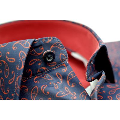 DANIEL BESSI Koszula męska fb269 efekt jedwabiu | Sklep GriShop.eu | Koszule