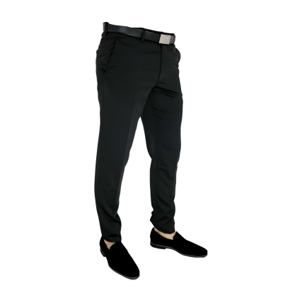 GIOVANNI PERA Spodnie męskie eleganckie czarne, do garnituru i nie tylko | Sklep GriShop.eu | Jeansy