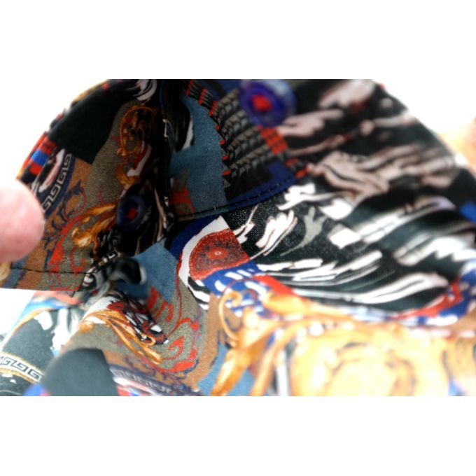 DANIEL BESSI Koszula męska fb601 kolorowa ekskluzywna zebra złoto | Sklep GriShop.eu | Koszule