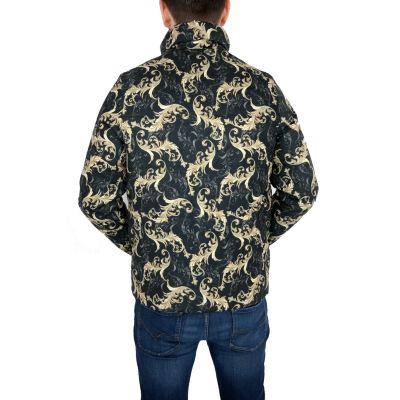 GIOVANNI PERA Kurtka męska czarno-złota glamour | Sklep GriShop.eu | Kurtki