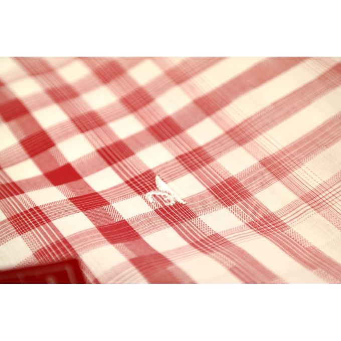 DANIEL BESSI Koszula męska fb741 czerwona krata | Sklep GriShop.eu | Koszule