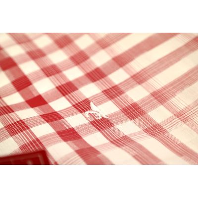 DANIEL BESSI Koszula męska fb741 czerwona krata | Sklep GriShop.eu | Koszule