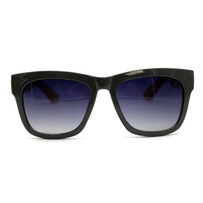 NOLAN Okulary Damskie szare, drewno bambusowe polaryzacja | Grishop | Galanteria i dodatki