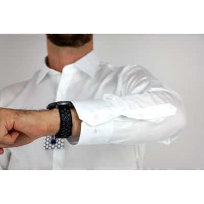 TANCREDO Koszula męska TN23 biała, gładka | Sklep GriShop.eu | Koszule