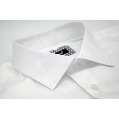 TANCREDO Koszula męska TN23 biała, gładka | Sklep GriShop.eu | Koszule