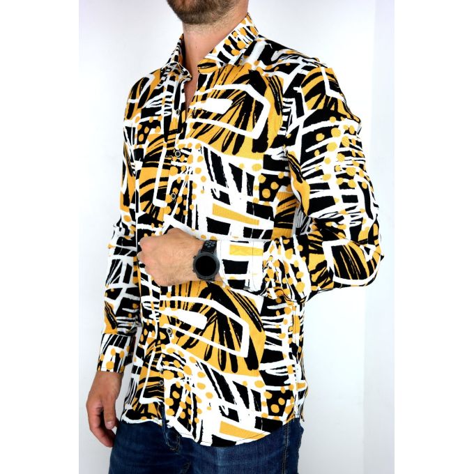 MCQUEEN Koszula męska kolorowa MC057 mix wzorów | Sklep GriShop.eu | Koszule