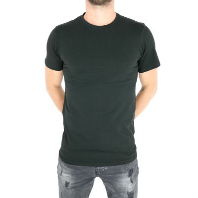 GIOVANNI PERA T-shirt męski czarny TGP108 gładki | Sklep GriShop.eu | Koszulki