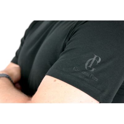 GIOVANNI PERA T-shirt męski czarny TGP108 gładki | Sklep GriShop.eu | Koszulki