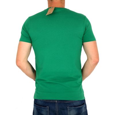 GIOVANNI PERA T-shirt męski zielony TGP63 okrągły, pixele | Sklep GriShop.eu | Koszulki