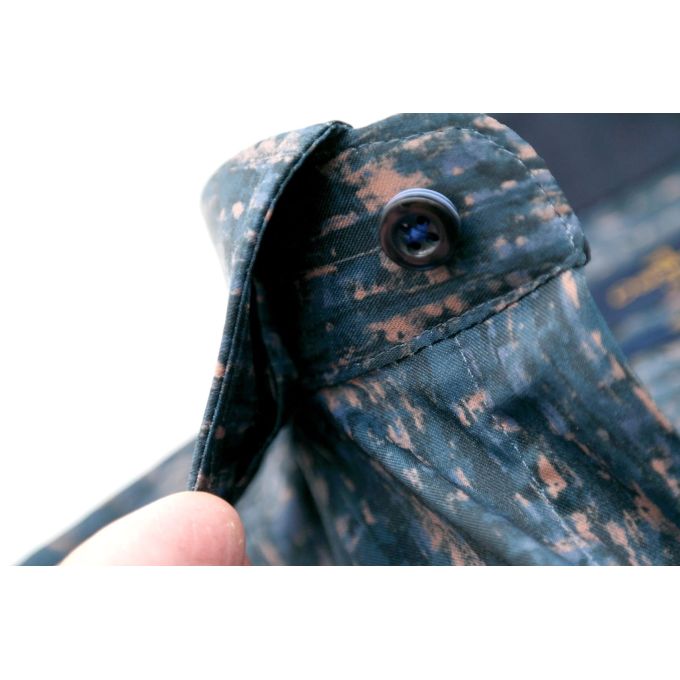 DANIEL BESSI Koszula męska fb551 granat brąz, efekt jedwabiu | Sklep GriShop.eu | Koszule