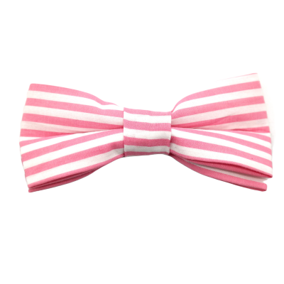 GIOVANNI PERA elegancka mucha muszka MUGP31 w paski, biały róż | Sklep GriShop.eu | Galanteria i dodatki