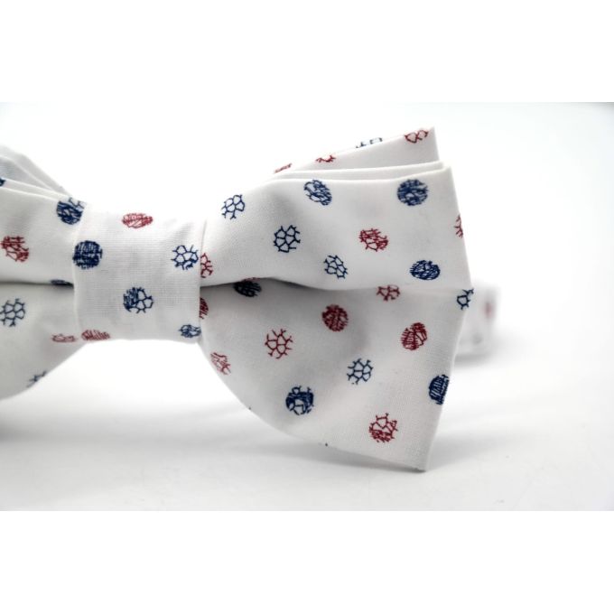 GIOVANNI PERA elegancka mucha muszka MUGP33 biała w groszki | Sklep GriShop.eu | Galanteria i dodatki