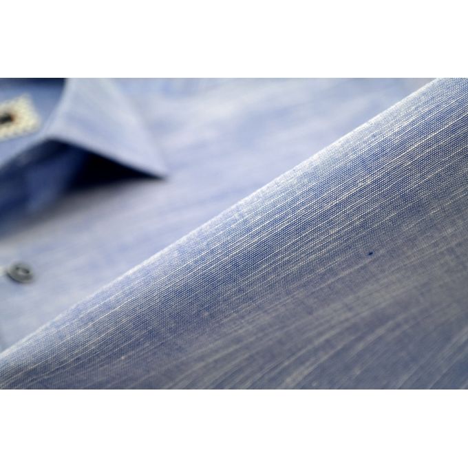 TANCREDO Koszula męska TN36 niebieska melanż | Sklep GriShop.eu | Koszule