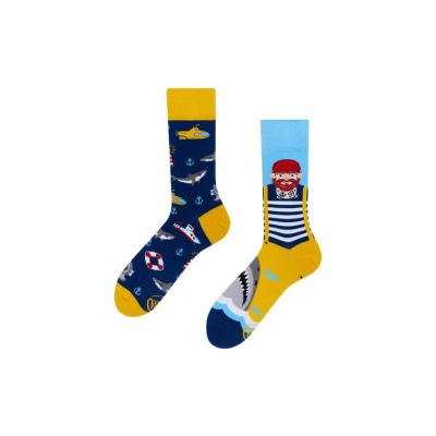 MANY MORNINGS skarpetki kolorowe wesołe Fisher's Tale, rybak | Sklep GriShop.eu | Galanteria i dodatki