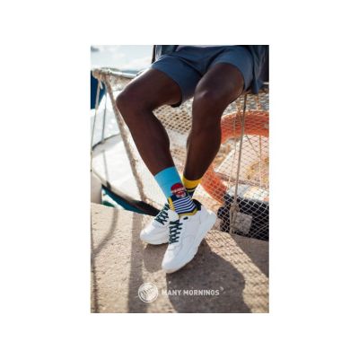 MANY MORNINGS skarpetki kolorowe wesołe Fisher's Tale, rybak | Sklep GriShop.eu | Galanteria i dodatki