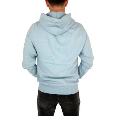 GIOVANNI PERA Bluza męska z kapturem B01 błękitna | Sklep GriShop.eu | Bluzy