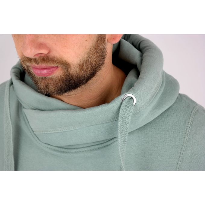 GIOVANNI PERA Bluza męska z kapturem B03 zielona | Sklep GriShop.eu | Bluzy