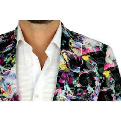 GIOVANNI PERA Marynarka męska kolorowa D603 ślimaki ekskluzywna sceniczna | Sklep GriShop.eu | Marynarki