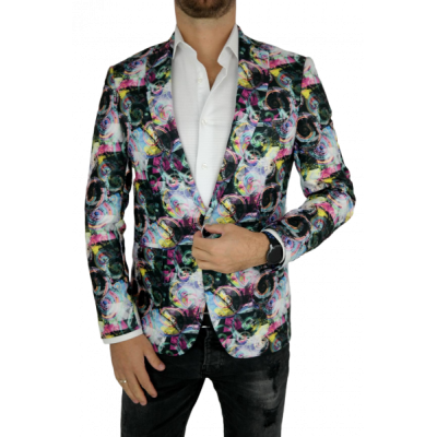 GIOVANNI PERA Marynarka męska kolorowa D603 ślimaki ekskluzywna sceniczna | Sklep GriShop.eu | Marynarki