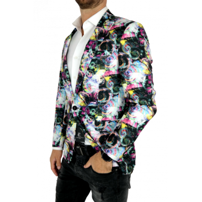 GIOVANNI PERA Marynarka męska kolorowa D603 ślimaki ekskluzywna sceniczna | Sklep GriShop.eu | Marynarki