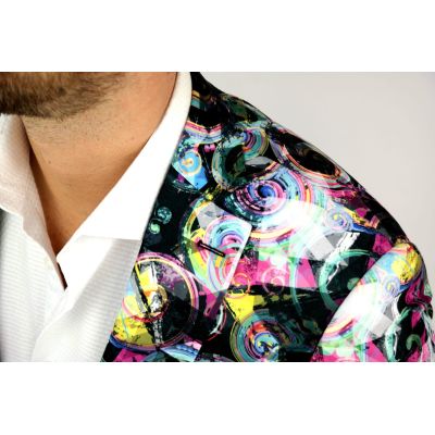 GIOVANNI PERA Marynarka męska kolorowa D603 ślimaki ekskluzywna sceniczna | Sklep GriShop.eu | Marynarki