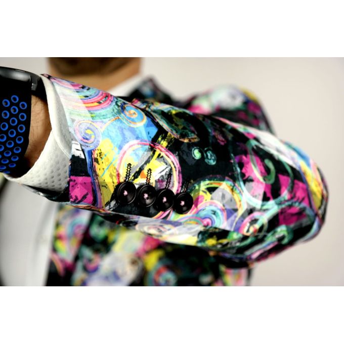 GIOVANNI PERA Marynarka męska kolorowa D603 ślimaki ekskluzywna sceniczna | Sklep GriShop.eu | Marynarki