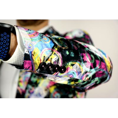 GIOVANNI PERA Marynarka męska kolorowa D603 ślimaki ekskluzywna sceniczna | Sklep GriShop.eu | Marynarki