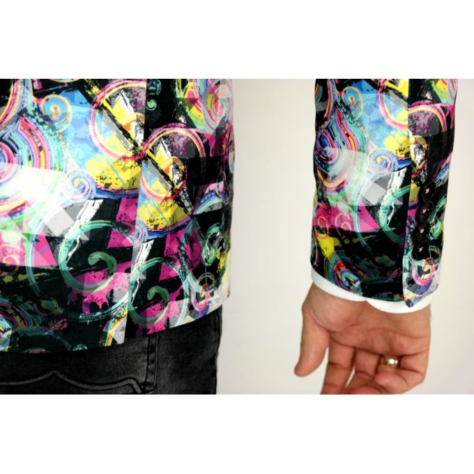 GIOVANNI PERA Marynarka męska kolorowa D603 ślimaki ekskluzywna sceniczna | Sklep GriShop.eu | Marynarki