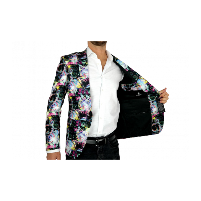 GIOVANNI PERA Marynarka męska kolorowa D603 ślimaki ekskluzywna sceniczna | Sklep GriShop.eu | Marynarki