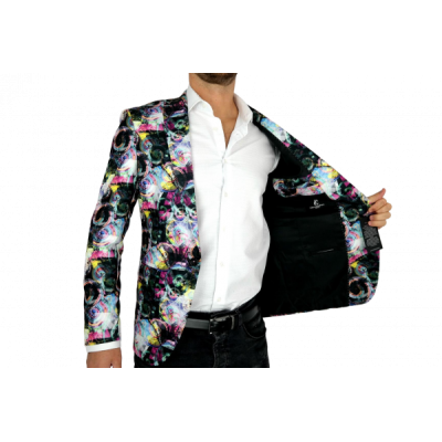 GIOVANNI PERA Marynarka męska kolorowa D603 ślimaki ekskluzywna sceniczna | Sklep GriShop.eu | Marynarki