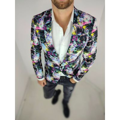 GIOVANNI PERA Marynarka męska kolorowa D603 ślimaki ekskluzywna sceniczna | Sklep GriShop.eu | Marynarki