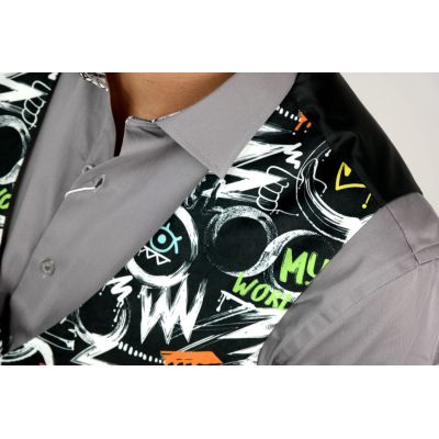 GIOVANNI PERA bezrękawnik, kamizelka męska ekskluzywna casual czarna K607 kolorowa oko my world | Sklep GriShop.eu | Kamizelki