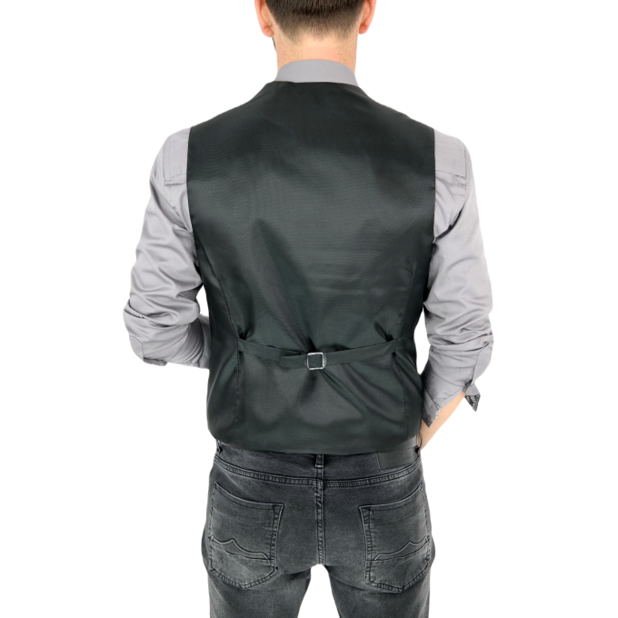 GIOVANNI PERA bezrękawnik, kamizelka męska ekskluzywna casual K601 kolorowa piksele | Sklep GriShop.eu | Kamizelki