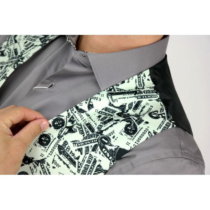 GIOVANNI PERA bezrękawnik, kamizelka męska ekskluzywna casual jasno zielona K605 dolary | Sklep GriShop.eu | Kamizelki