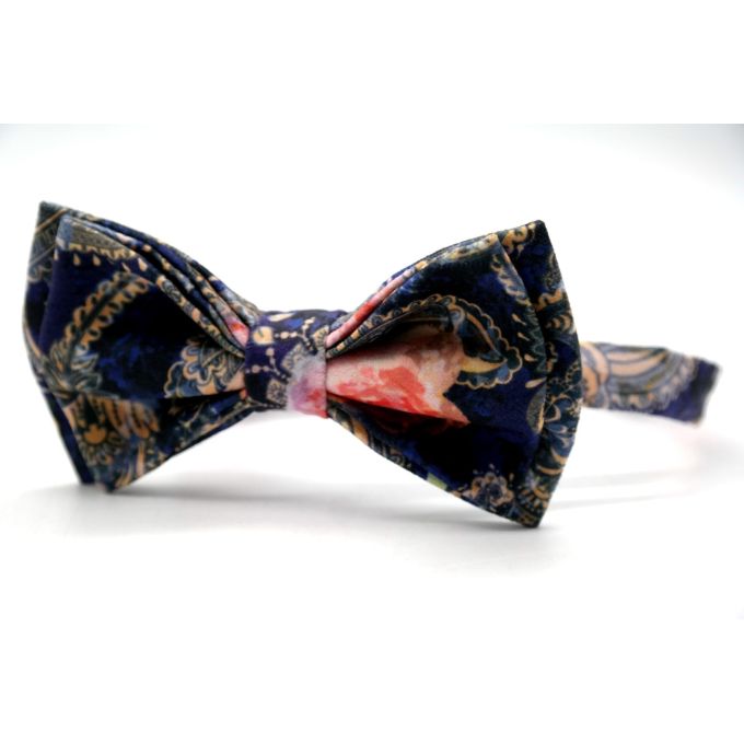 GIOVANNI PERA elegancka mucha muszka kolorowa róże | Sklep GriShop.eu | Galanteria i dodatki