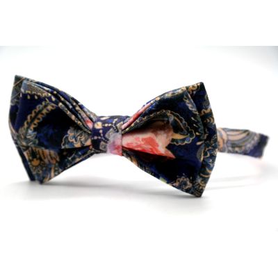 GIOVANNI PERA elegancka mucha muszka kolorowa róże | Sklep GriShop.eu | Galanteria i dodatki