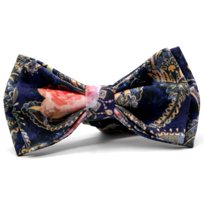GIOVANNI PERA elegancka mucha muszka kolorowa róże | Sklep GriShop.eu | Galanteria i dodatki