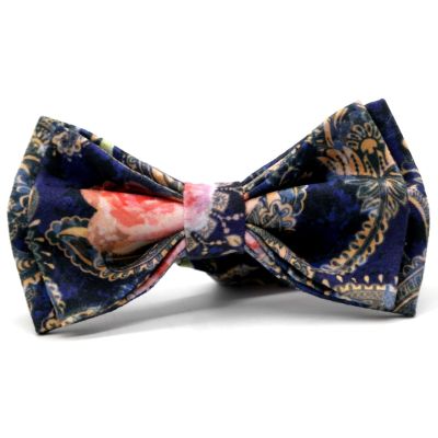 GIOVANNI PERA elegancka mucha muszka kolorowa róże | Sklep GriShop.eu | Galanteria i dodatki