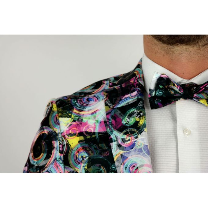 GIOVANNI PERA elegancka mucha muszka kolorowa ślimaki | Sklep GriShop.eu | Galanteria i dodatki
