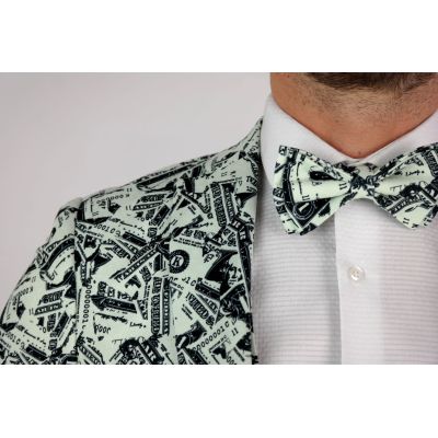 GIOVANNI PERA Garnitur męski w dolary, pieniądze banknoty na imprezę, na co dzień G605 | Sklep GriShop.eu | Garnitury