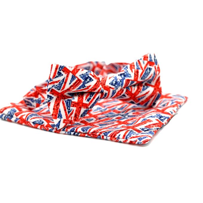 GIOVANNI PERA elegancka mucha muszka kolorowa, flaga czerwona | Sklep GriShop.eu | Galanteria i dodatki