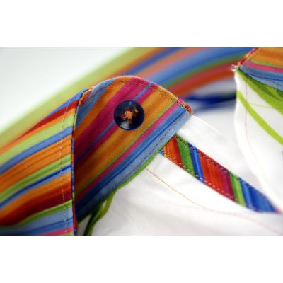 DANIEL BESSI Koszula męska fb731 biała kolorowa | Sklep GriShop.eu | Koszule